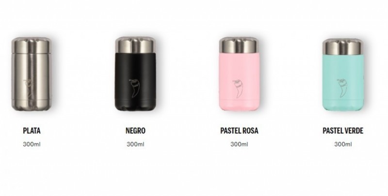 Termo Chilly´s 300 ml. sólidos pastel pink