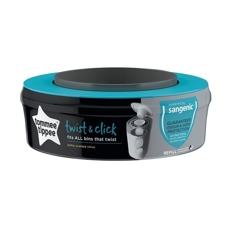 Pack 3 recambios Sangenic Twist & Click Tommee Tippee
