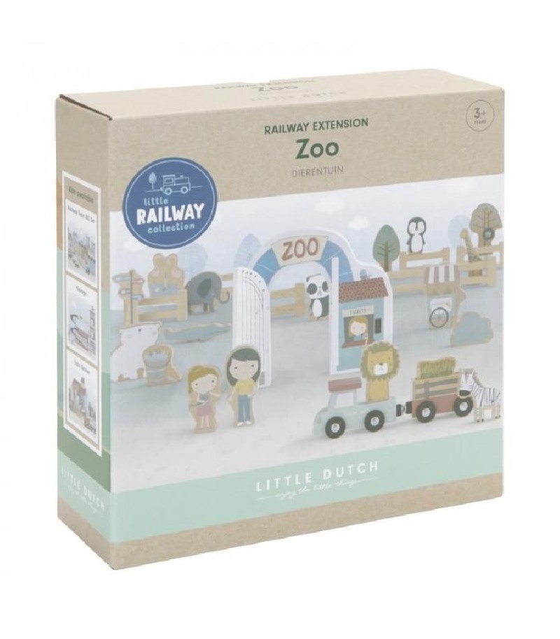Figuras y trenes madera Zoo Little Dutch