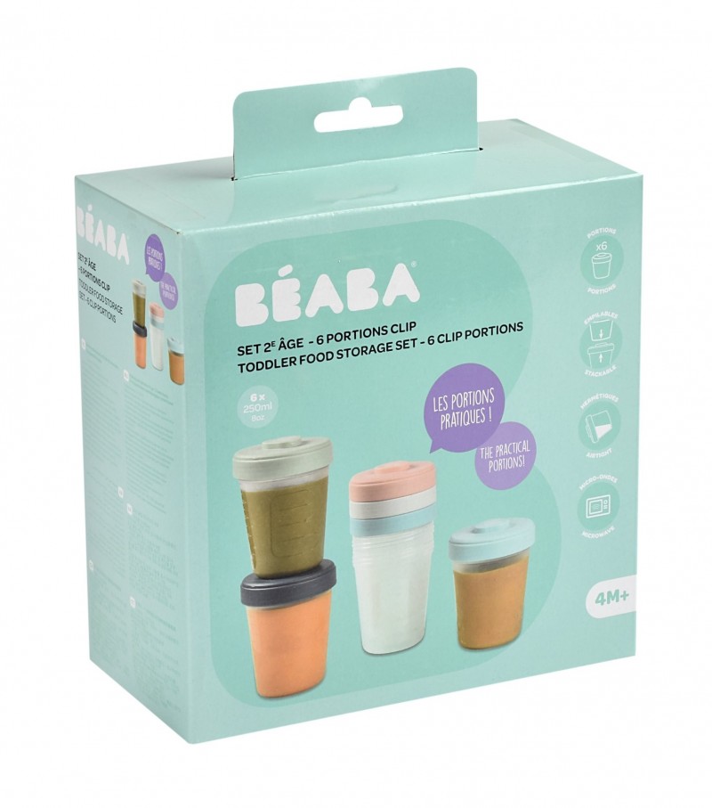 Recipientes de silicona para conservación de Beaba