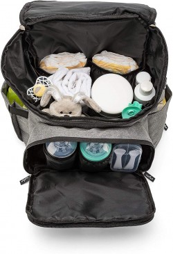 Mochila maternal gris Nuvita