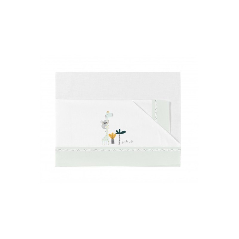 Tríptico sábana cuna 60x120 Unicornio Bimbipirulos Coimasa