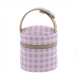 Portachupete Vichy negro Cambrass