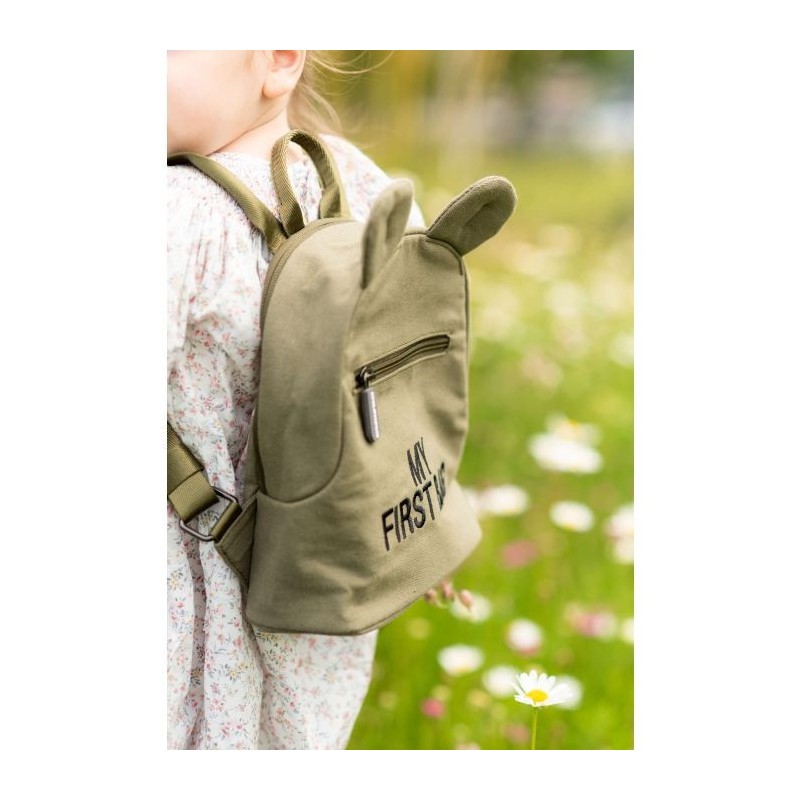 Mochila infantil My first bag caqui Childhome