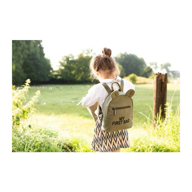 Mochila infantil My first bag caqui Childhome