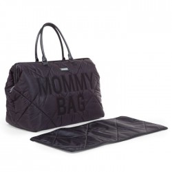 Bolso Mommy Bag puffered negro de Childhome