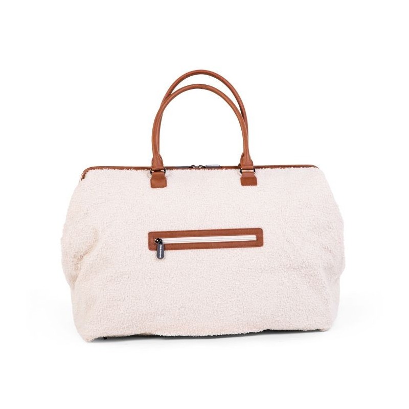 Bolso Mommy Bag teddy blanco de Childhome