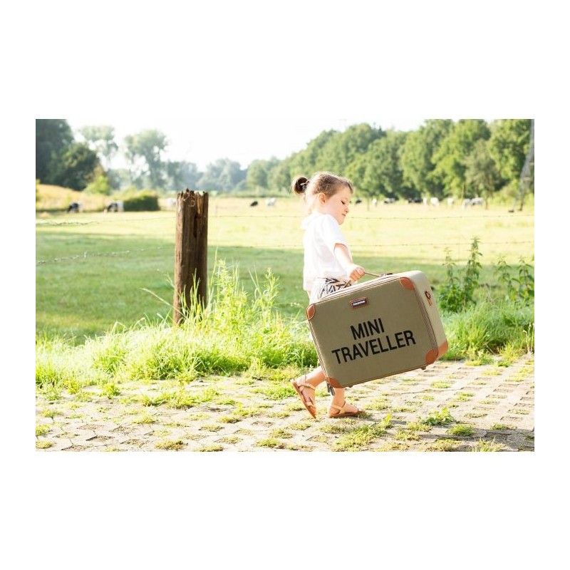 Maleta infantil Mini Traveller caqui de Childhome