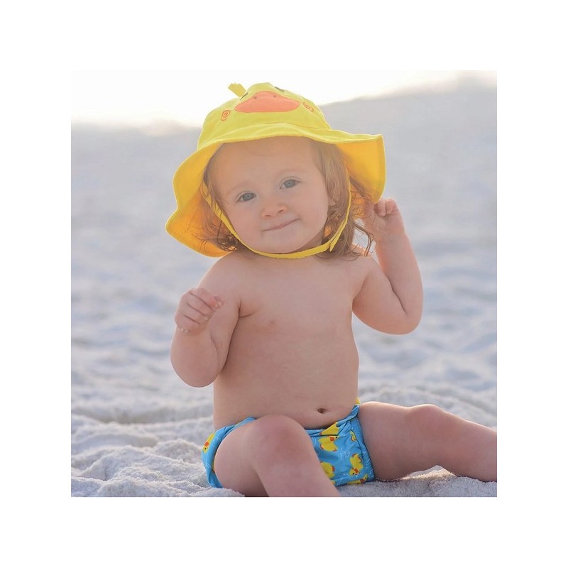 Set bañador de pañal y sombrero de Zoochini