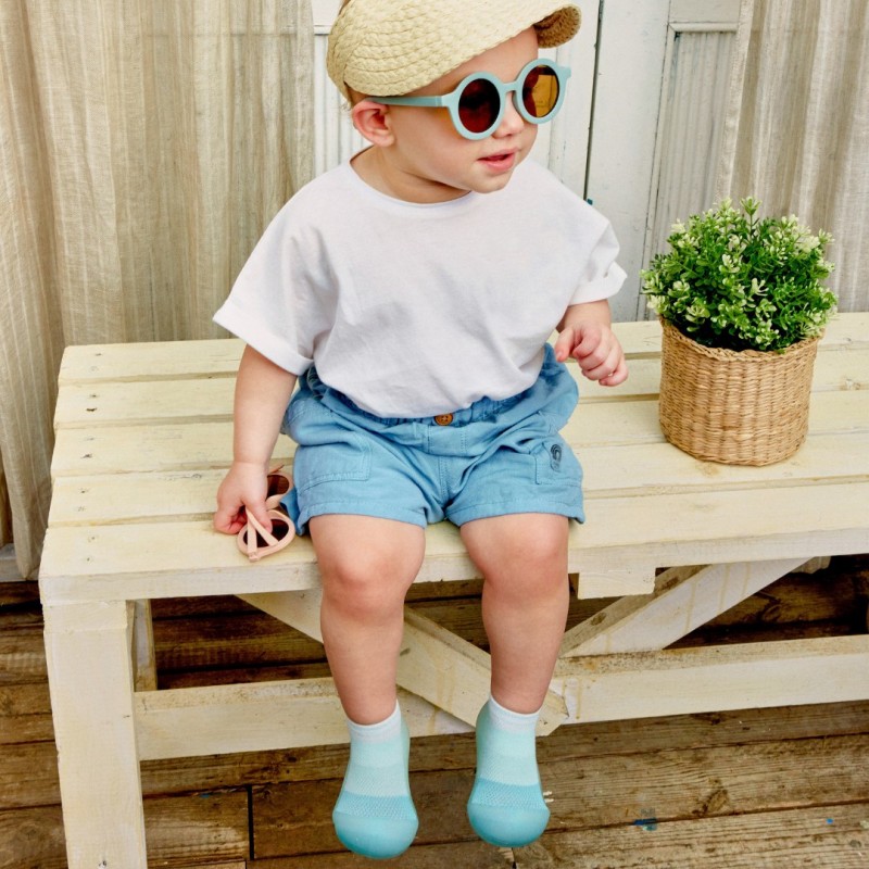 Attipas New Rainbow green - calzado primeros pasos