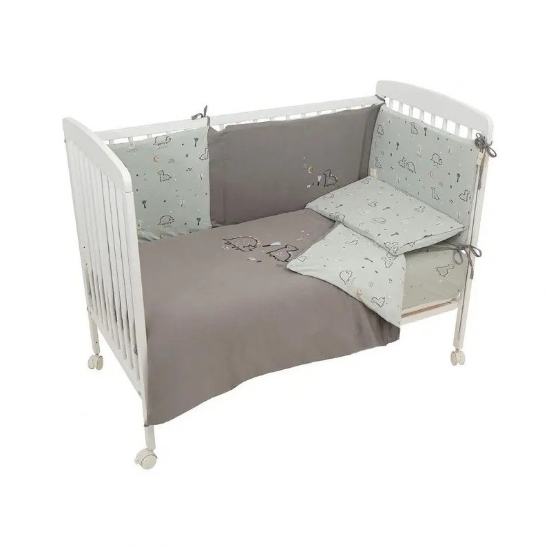 Nórdico + protector cuna 60x120 Zebra Bimbidremas